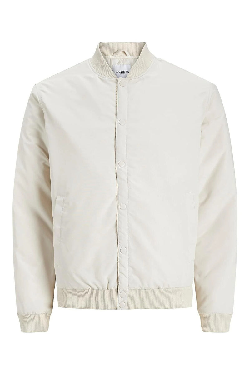 Jack & Jones Cream Bomber Jacket