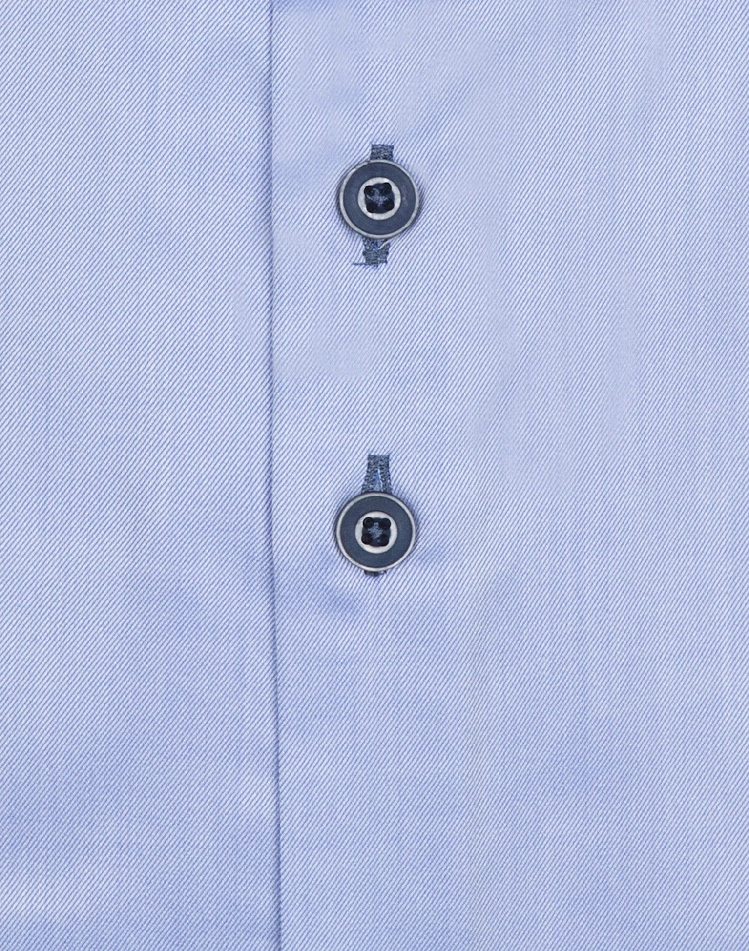 Brand Partner,R2 Amsterdam, R2 Amsterdam Light Blue 2 PLY  Long Sleeve Button Up Shirt Organic Cotton Shirt, Blue, Extra Large-50-Tag44Large-46-Tag44