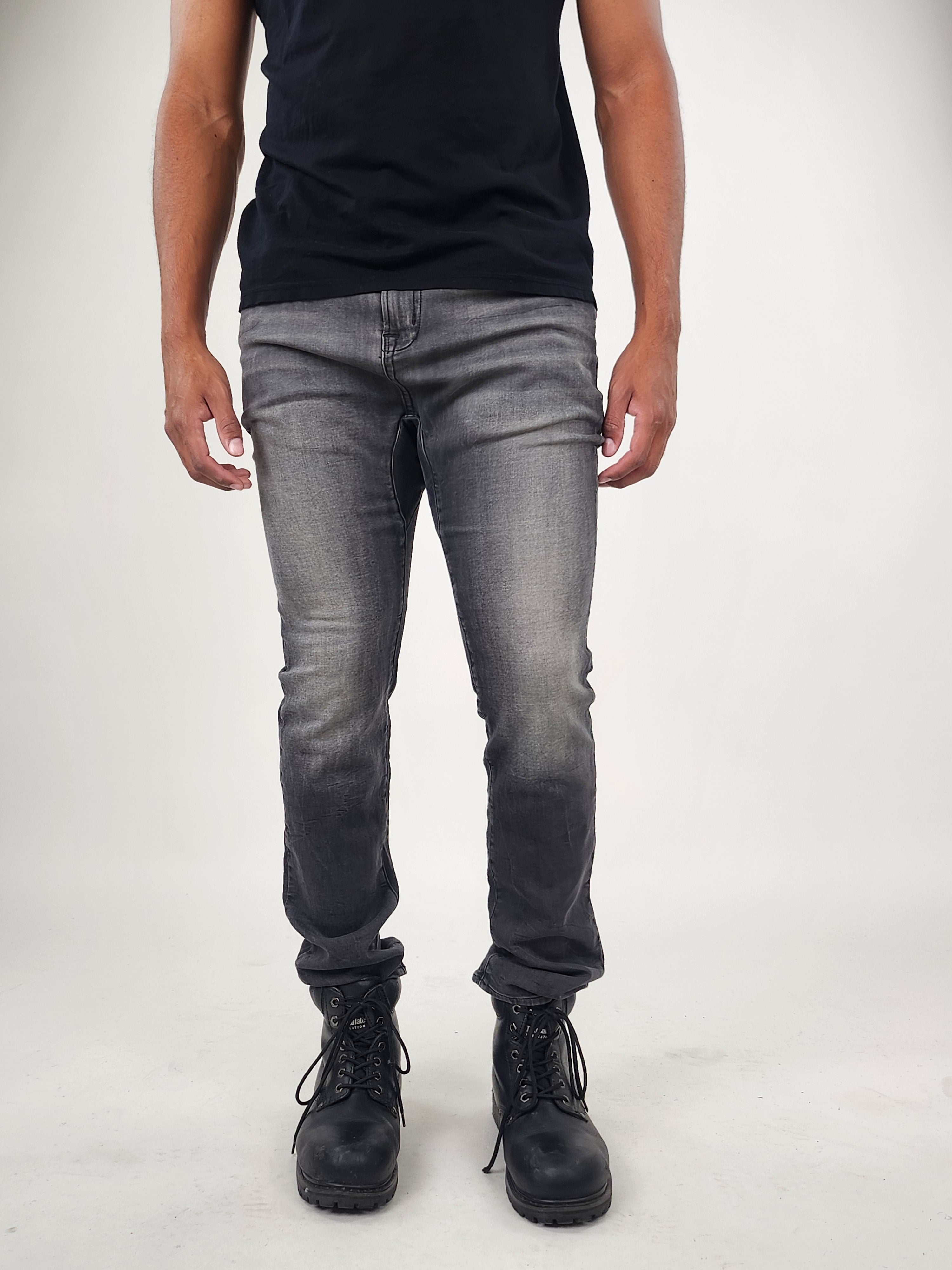 Wholesale,Reesedeluca, Reese De Luca Grey Pant with Drop Crotch and Waist Elastic, Grey, 34W-31L-TagM