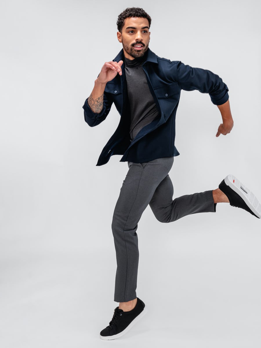 Wholesale,Ministry of Supply, Ministry of Supply Heather Grey Performance Flannel Pant, Grey, 34W-30L-Tag34