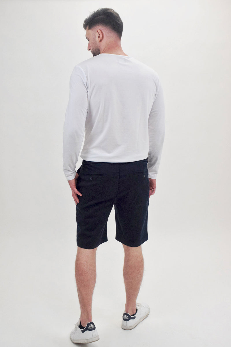 Suit Sartoria Navy Slim Fit Chino Shorts