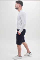 Suit Sartoria Navy Slim Fit Chino Shorts