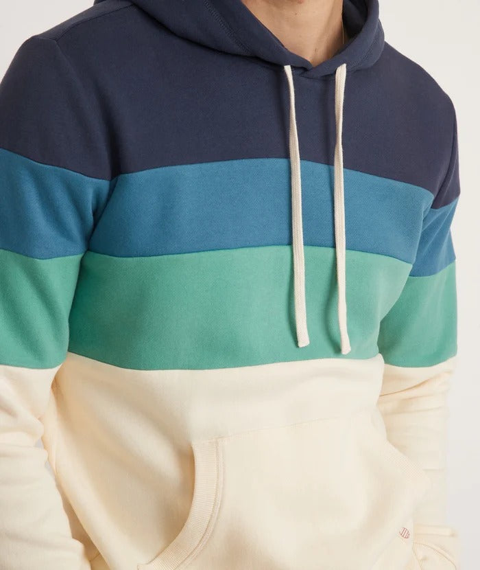 Wholesale,Marine Layer, Marine Layer Indigo Colorblock Hoodie, Blue, Extra Extra Large-54-TagXXL