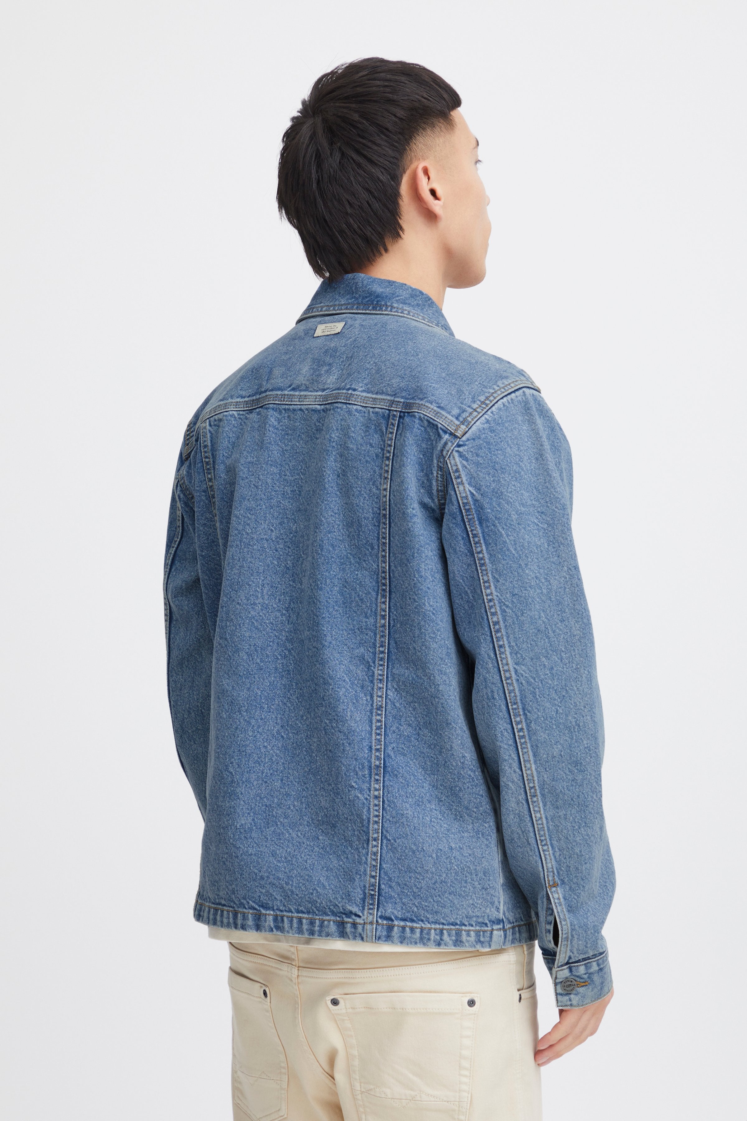 Wholesale,Blend, Blend Blue Denim Shacket, Blue, Small-40-TagS