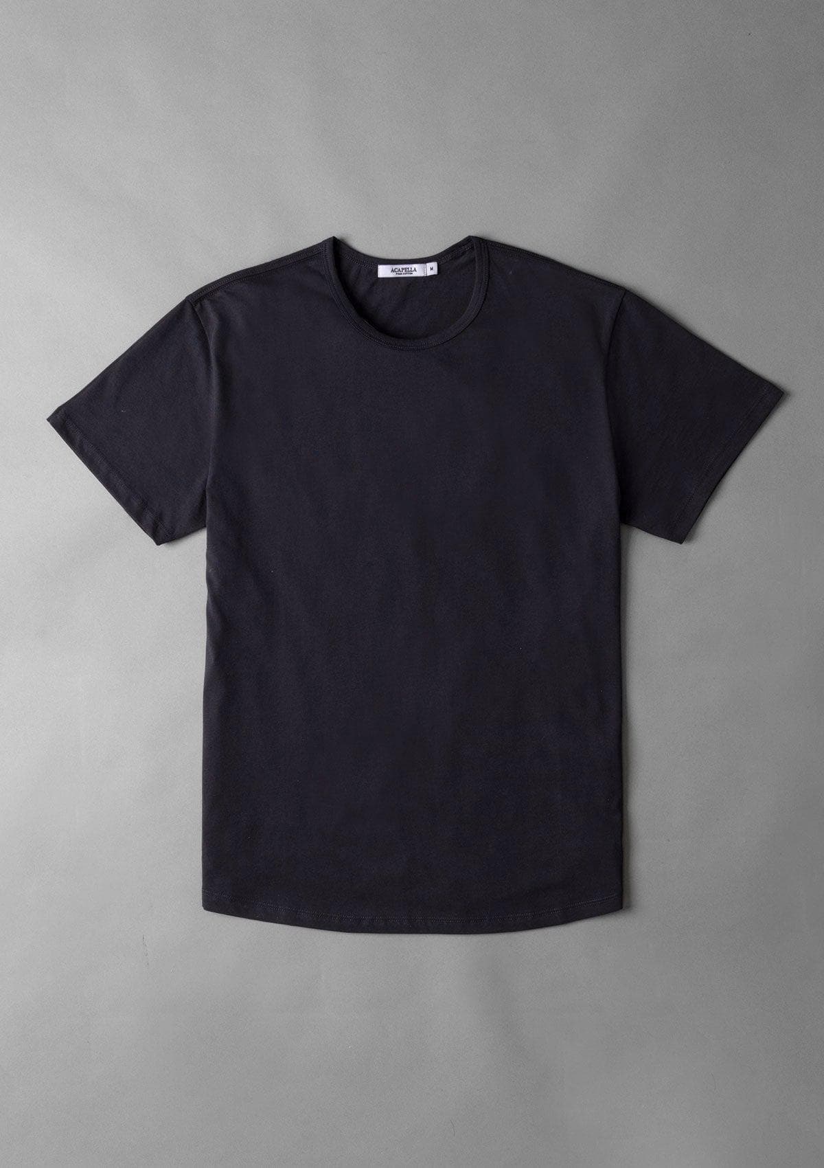 Brand Partner,Acapella, Acapella Navy Pima Cotton Tee, Blue, Small-38-TagS
