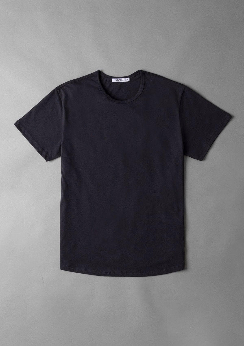 Acapella Navy Pima Cotton Tee