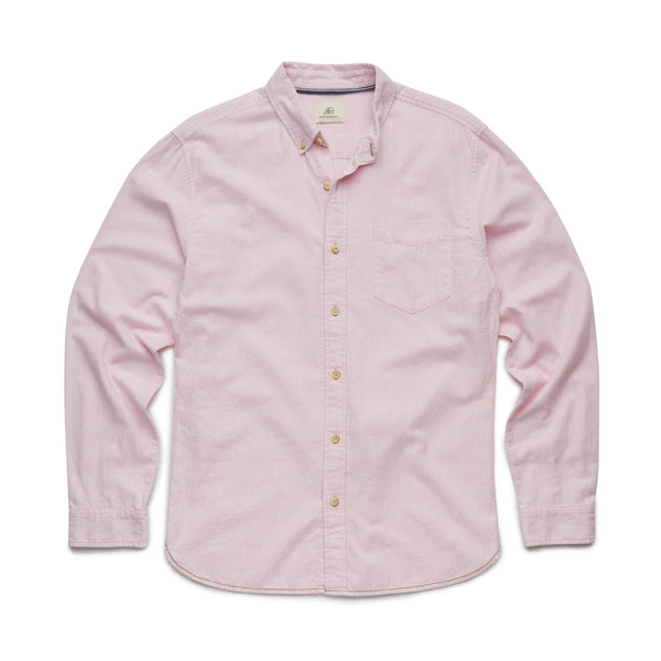 Surfside Supply Light Pink Airy Cotton Button Up Shirt With Front Chest Pocket