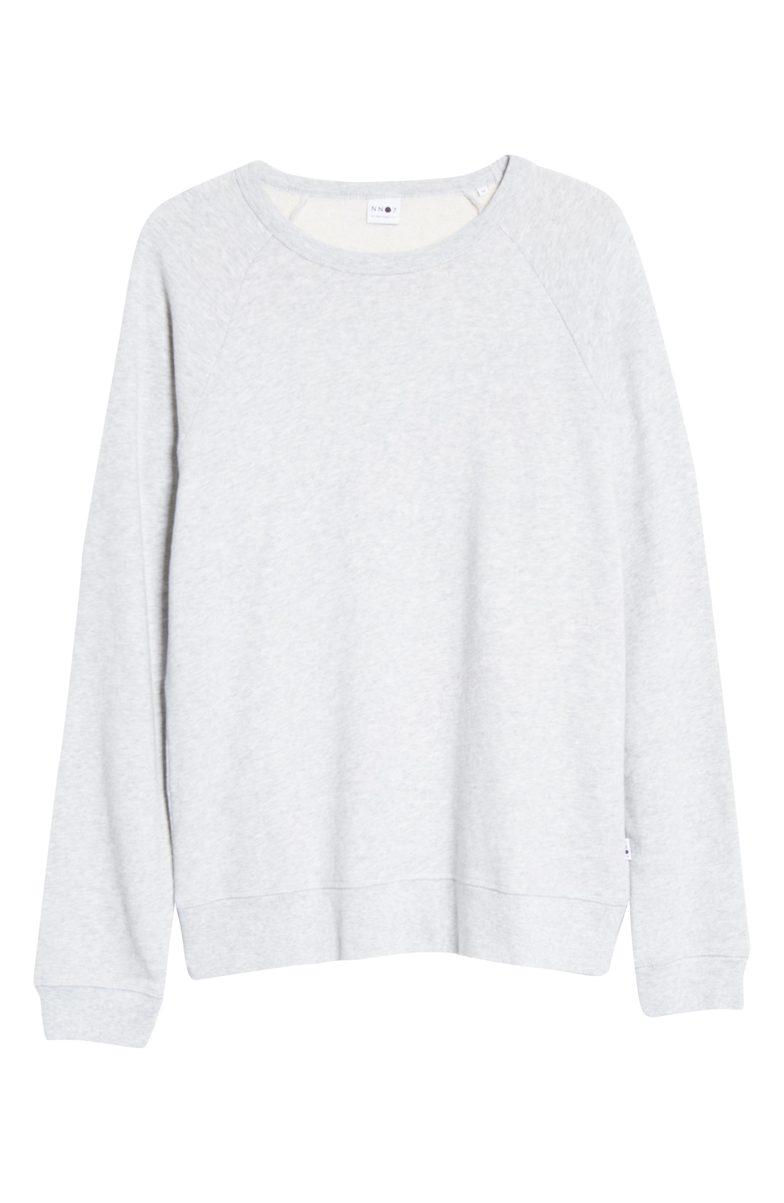Nordstorm Rack,NN07, NN07 Light Grey Ultra Soft Crewneck Sweatshirt, Grey, Small-42-TagS