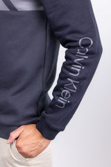 Calvin Klein Black Monogram Logo Long Sleeve Pullover