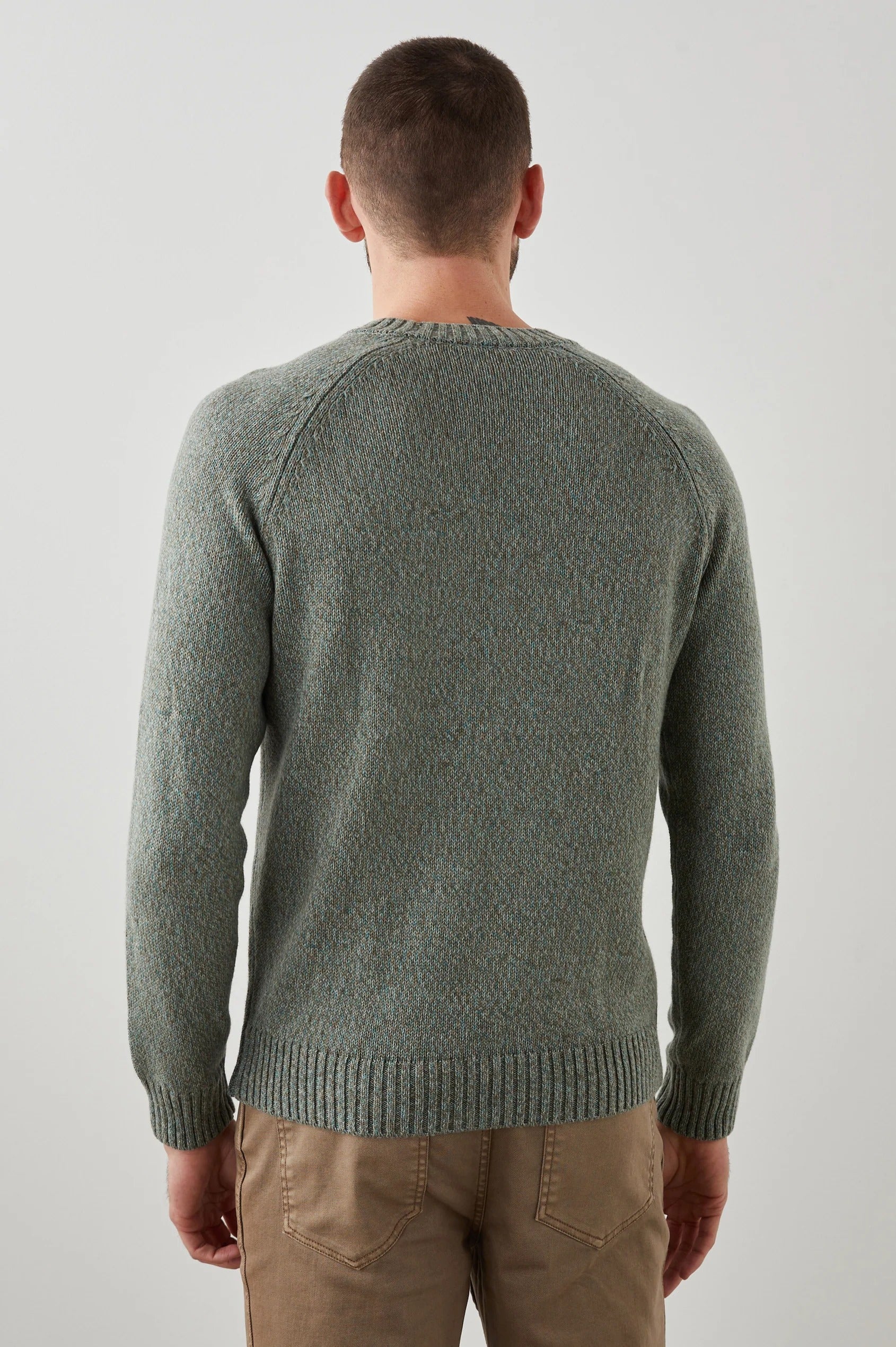 Wholesale,Rails, Rails Green Crewneck Cotton Blend Sweater, Green, Extra Extra Large-53-TagXXL