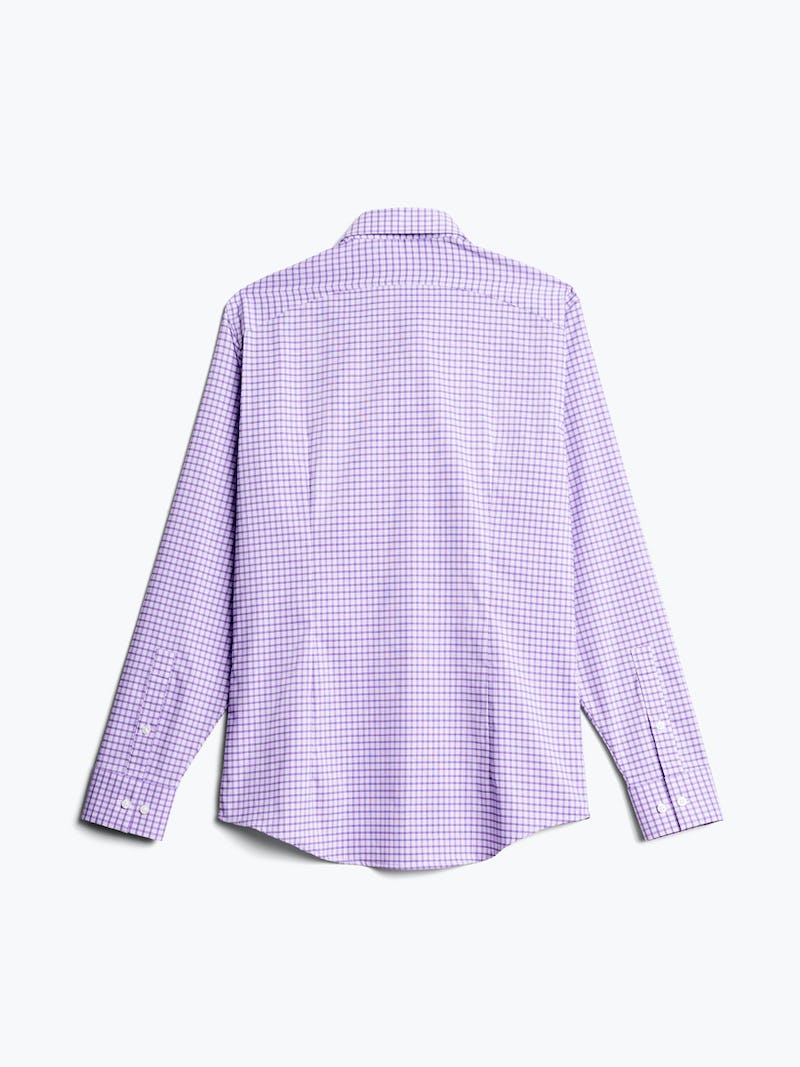 Ministry of Supply Lavender Grid Long Sleeve Dress Button Up Shirt