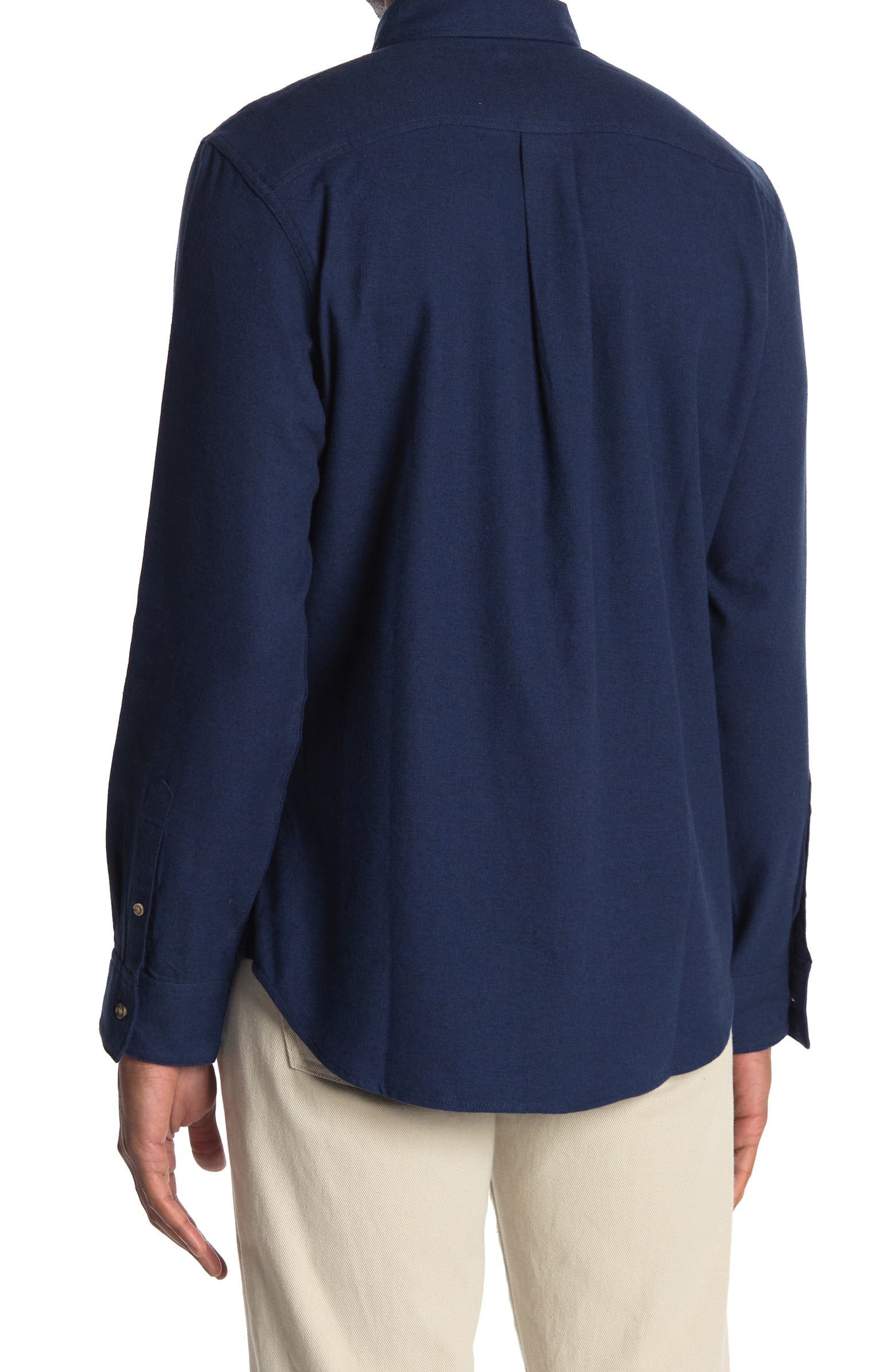 nordstrom rack dress shirts 14th & Union Solid Navy Flannel Front Pocket Button-up Shirt – Taelor.Style
