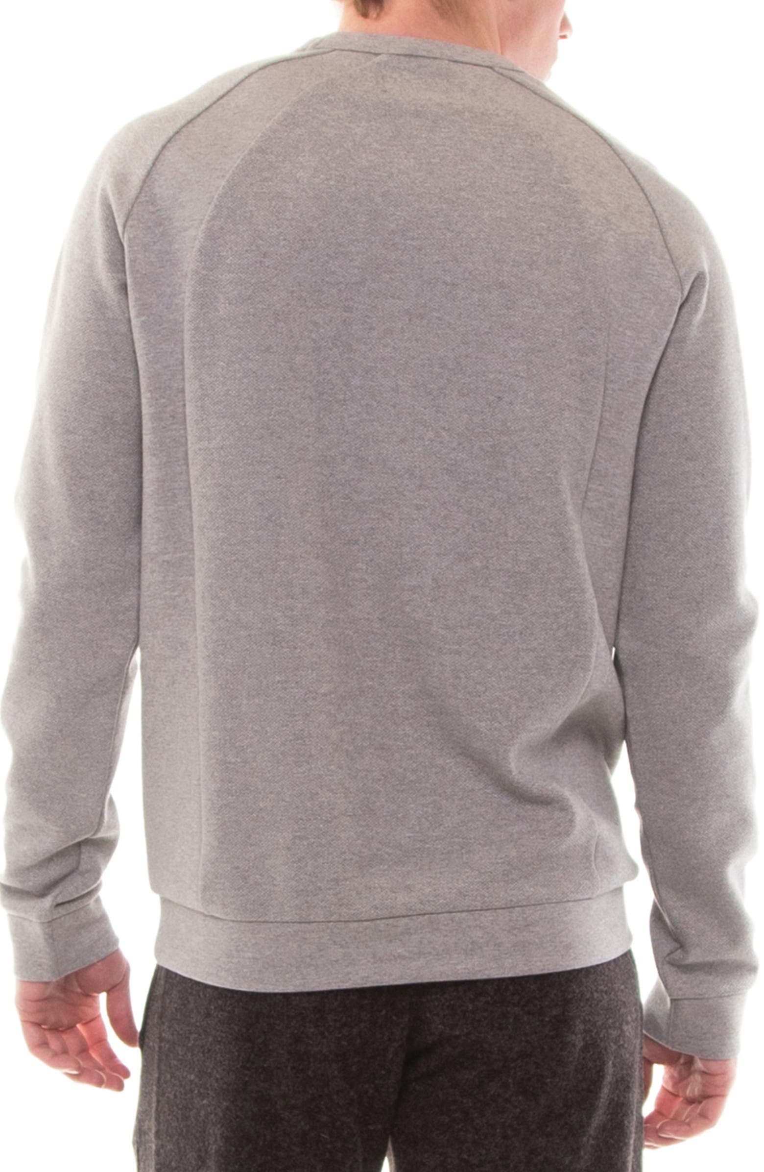 Nordstorm Rack,Civil Society, Civil Society Light Grey Contrast Texture Pullover Sweatshirt, Grey, Small-41-TagS