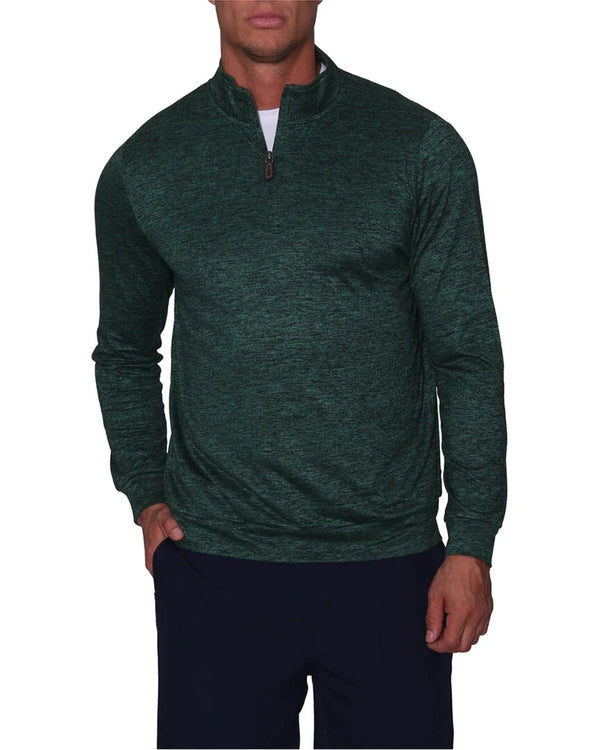 TailorByrd Hunter Green 1/4-Zip Pullover