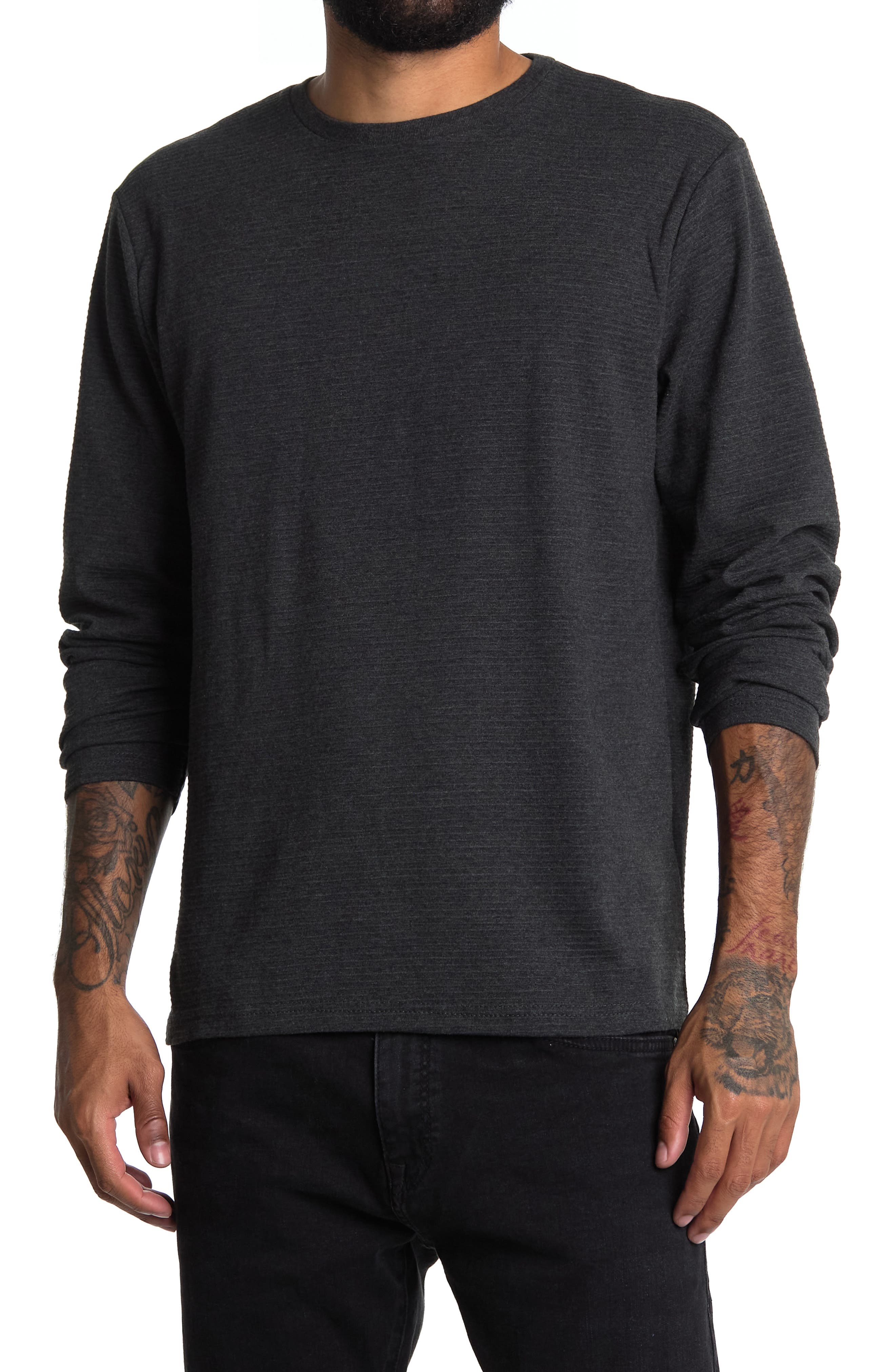 Nordstorm Rack,RDI, RDI Hedge Black Long Sleeve Pullover, Black, Large-45-TagL