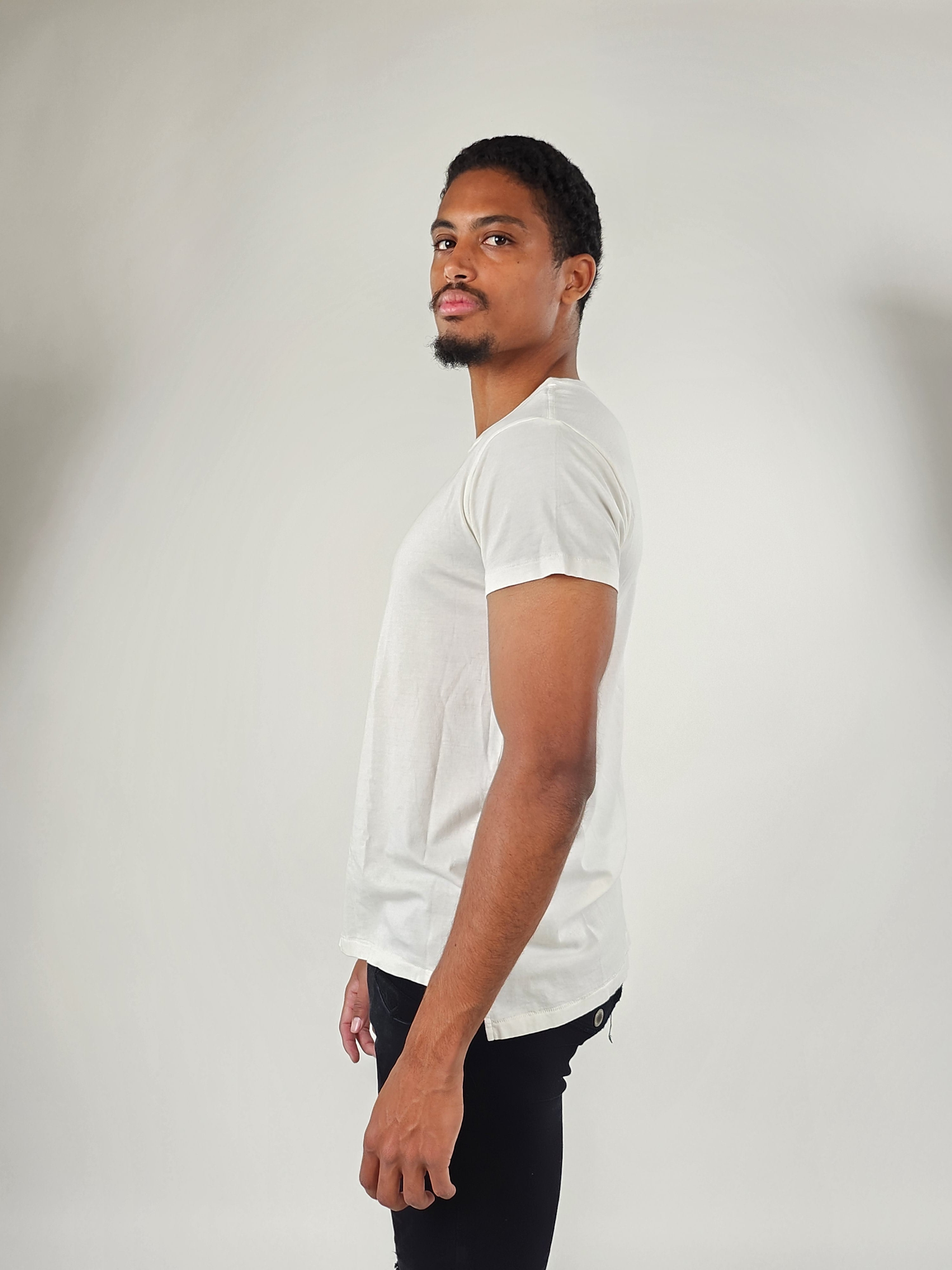 Wholesale,Reesedeluca, Reese De Luca White Short Sleeve T-Shirt, White, Small-39-TagM