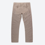 Public Beach Tan Linen Blend Drawstring Pant