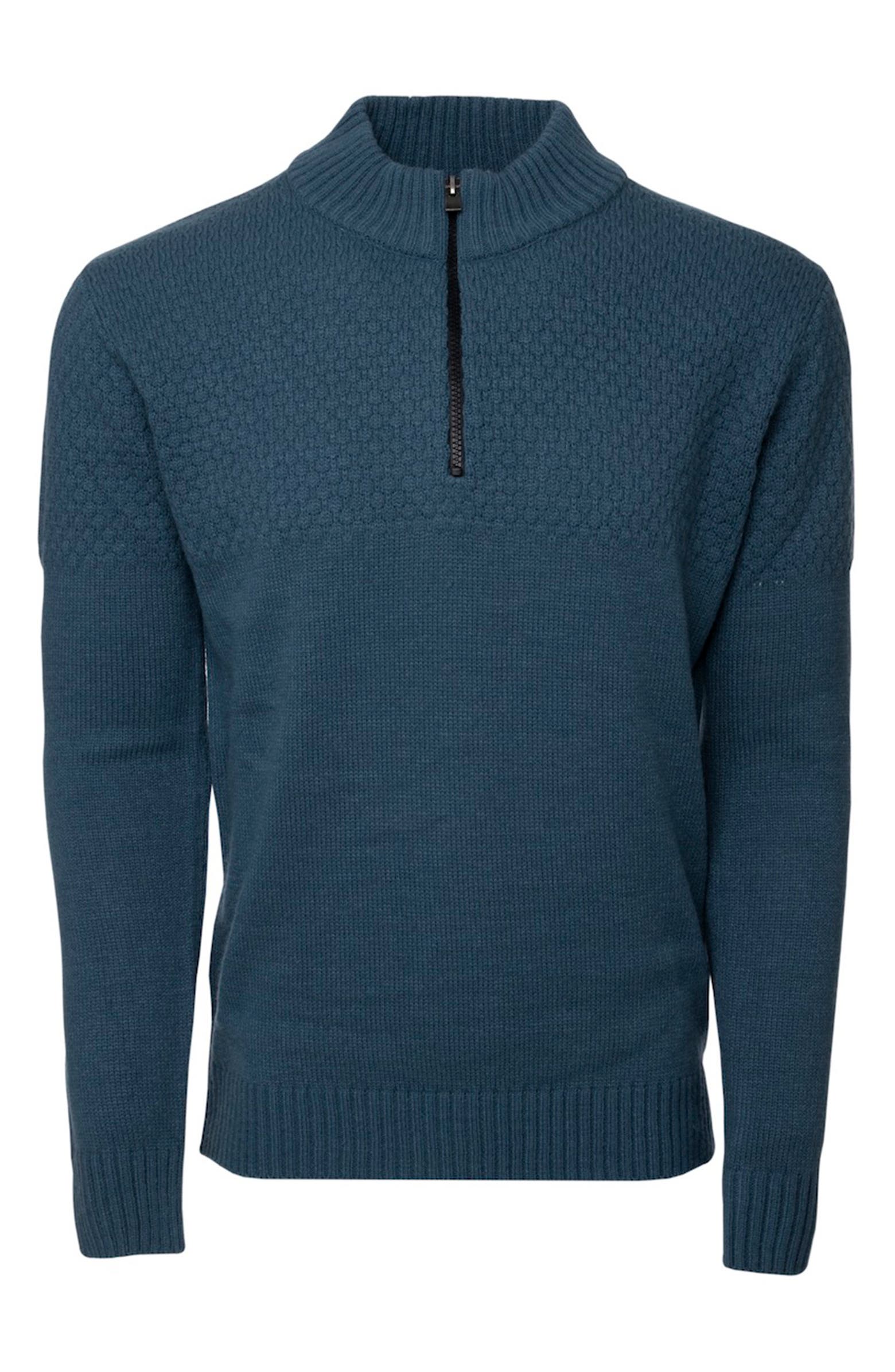 Nordstrom Rack,Xray, XRAY Turqouise Quarter Zip Sweater, Blue, Small-40-TagS