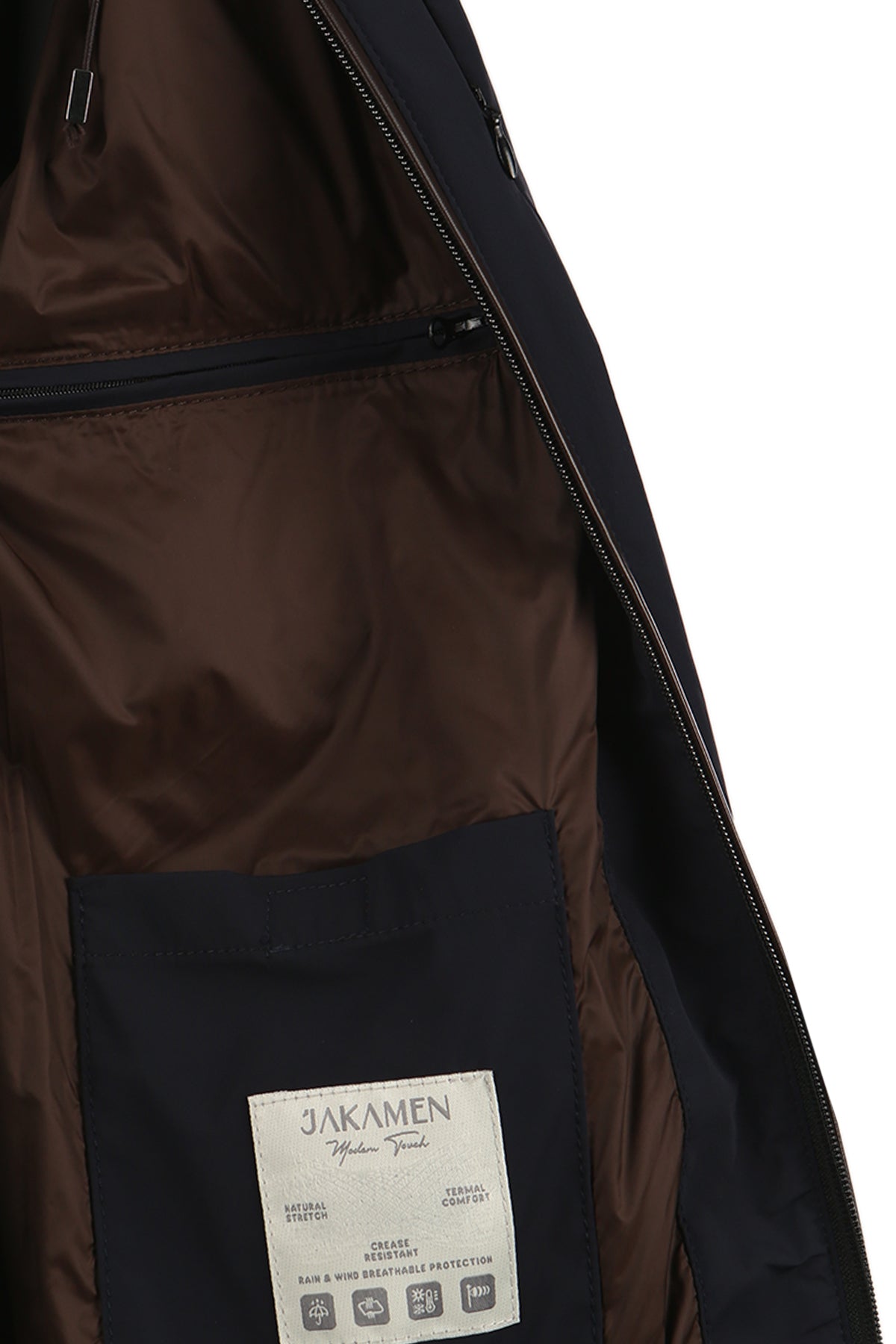 Wholesale,Jakamen, Jakamen Navy Full Zip Wind Jacket, Blue, Medium-42-Tag48