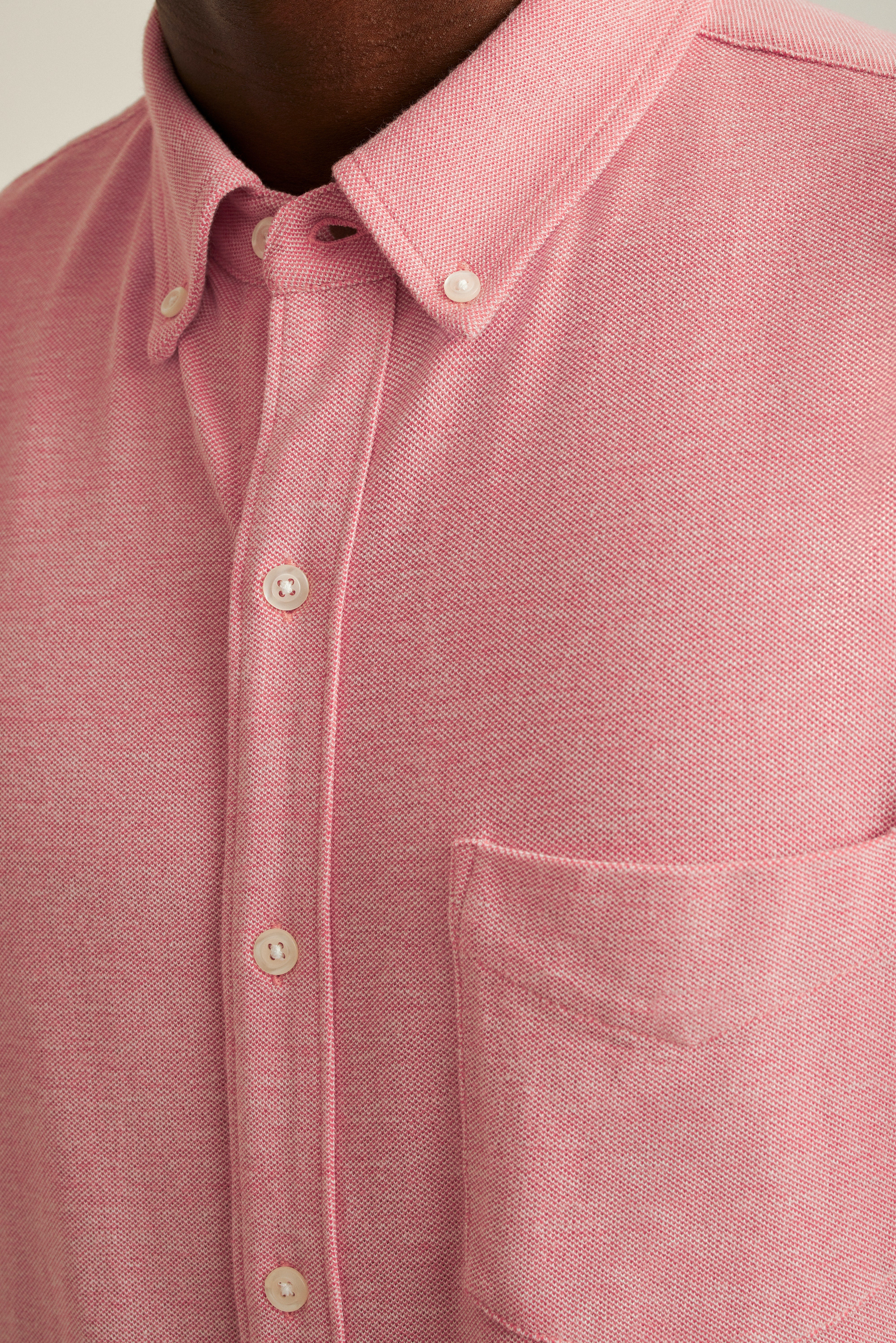 Wholesale,Bonobos, Bonobos Spiced Coral Slim Short Sleeve Knit Oxford Shirt, Pink, Extra Large-48-TagXL