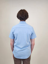 Projek Raw Light Blue Knit Short Sleeve Shirt