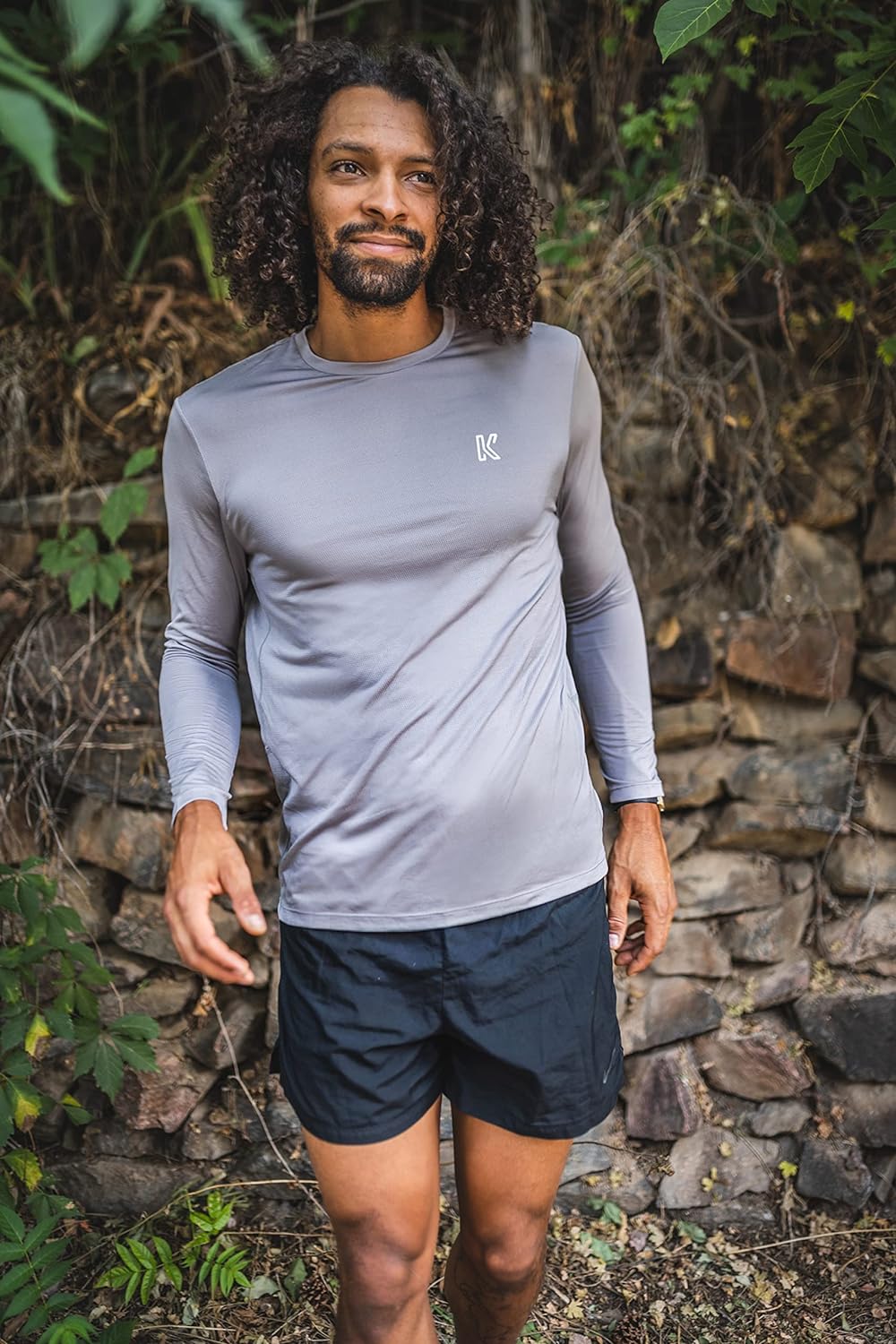 Brand Partner,Koup, Koup Light Grey Performance Anti-Odor Tech Tee, Grey, Small-38-TagS