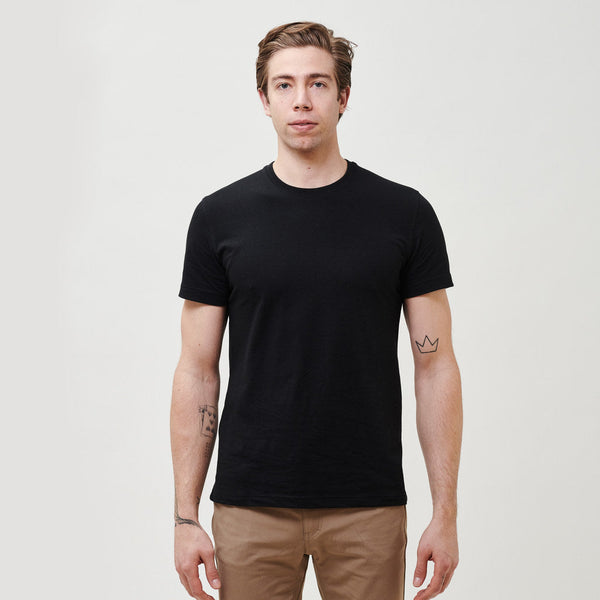 Western Rise Black Performance Tee