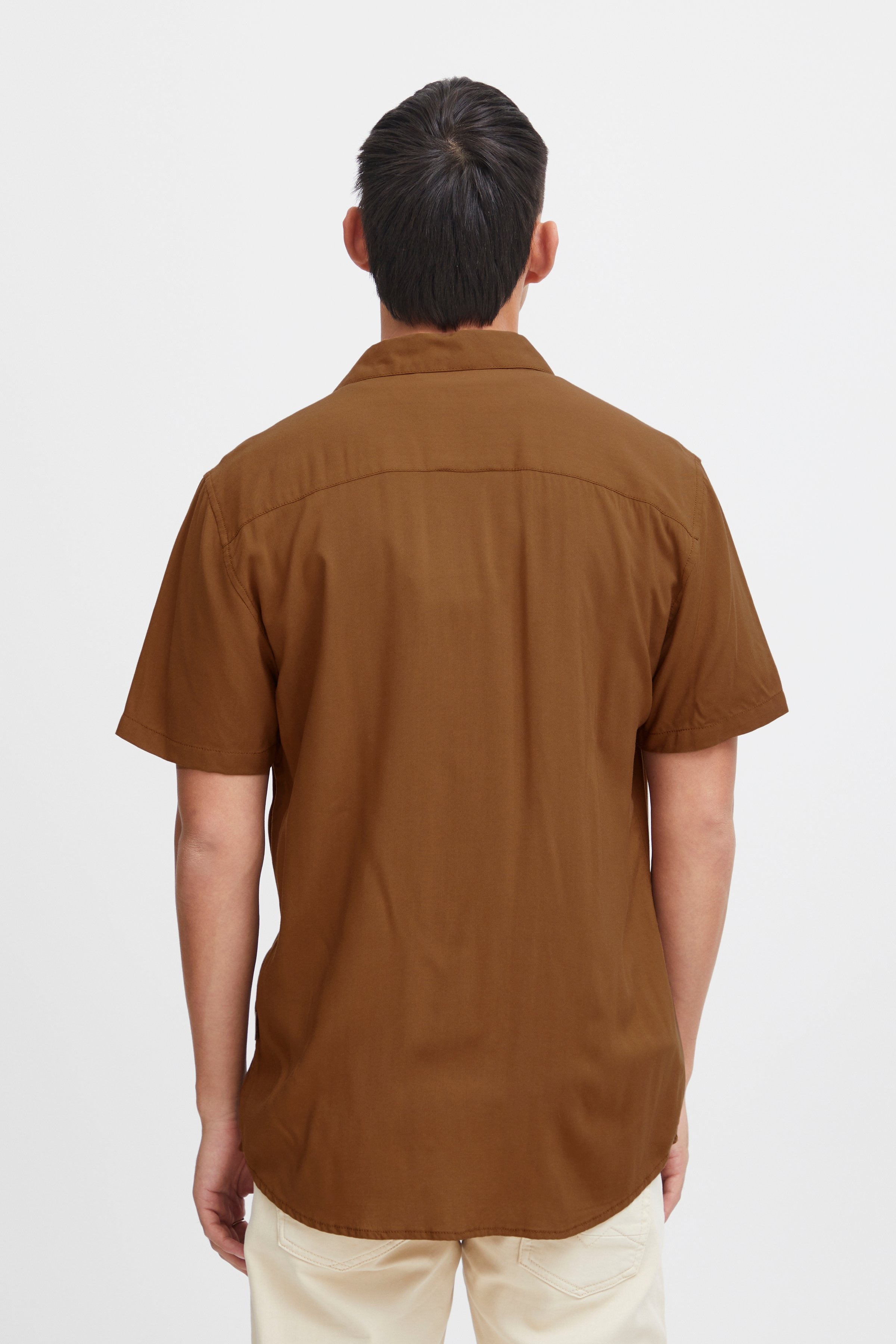 Wholesale,Blend, Blend Toffee Short Sleeve Shirt, Brown, Extra Large-48-TagXL