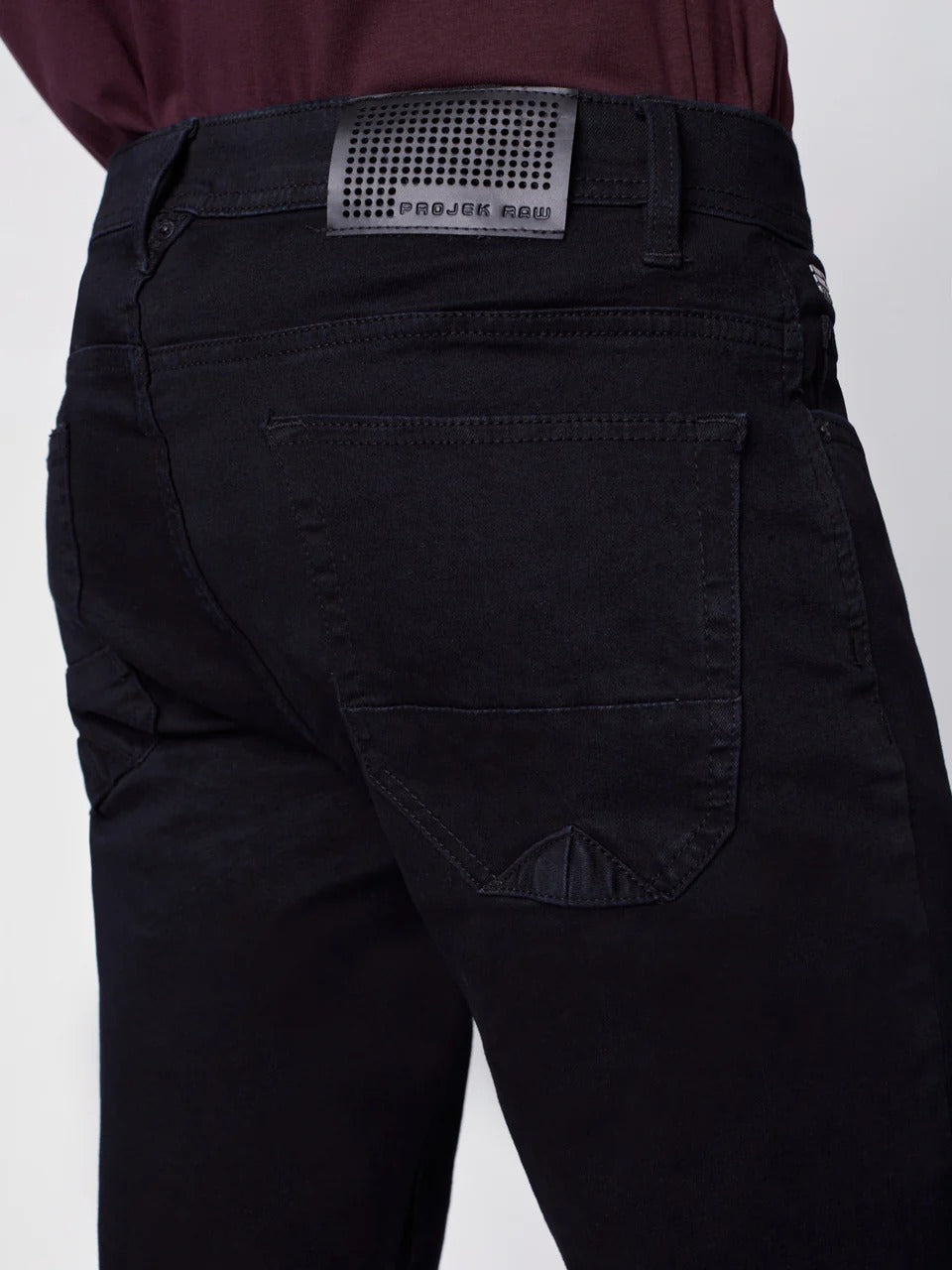 Wholesale,Projek Raw, Projek Raw Black Rinse Wash Straight Denim Pant, Black, 40W-31L-Tag40