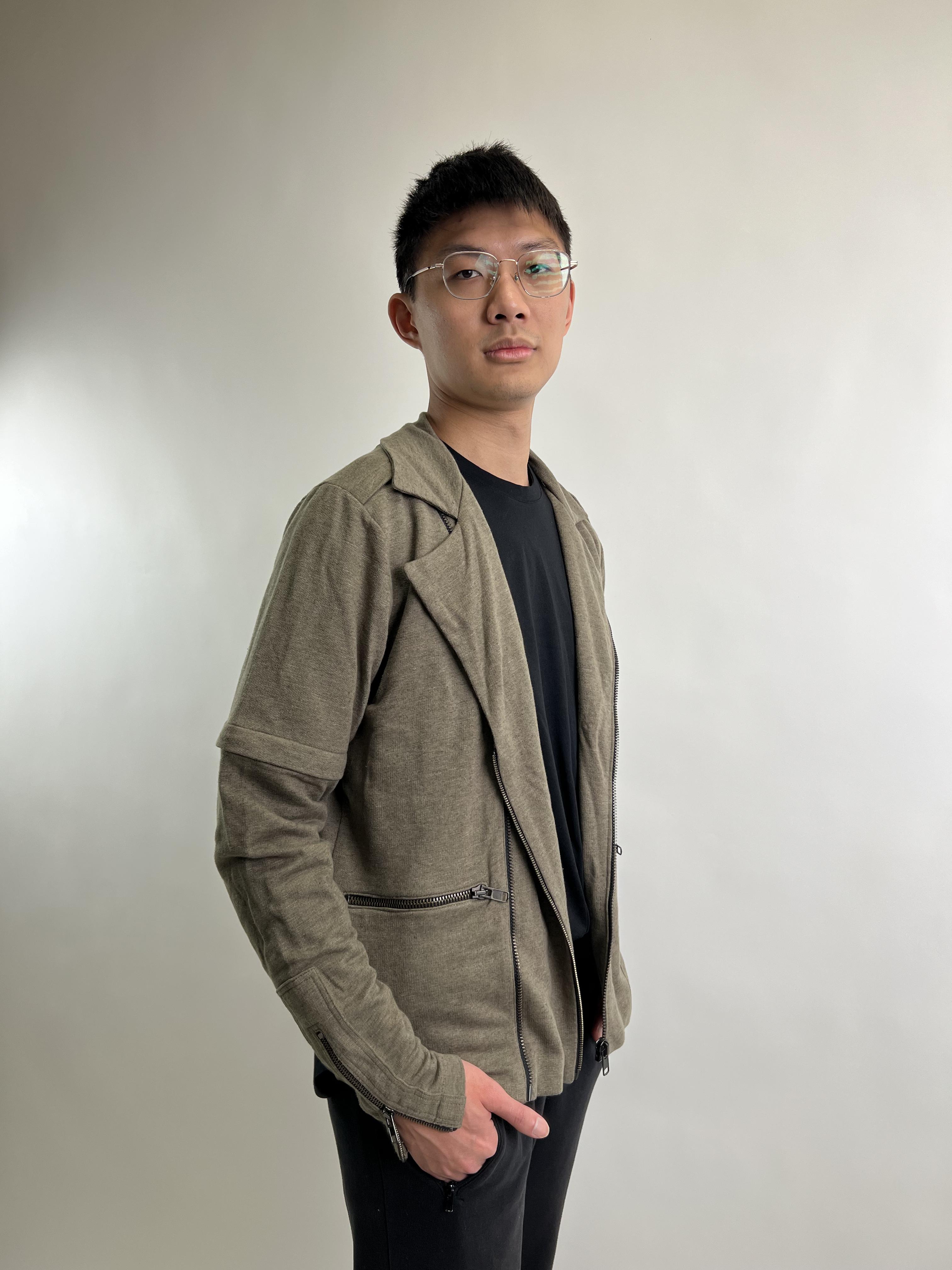 Wholesale,Reesedeluca, Reese De Luca Olive Jacket with Removable Sleeves, Green, Medium-42-TagM