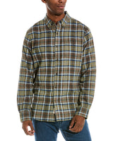 Weatherproof Vintage Olive/Brown Flannel Shirt