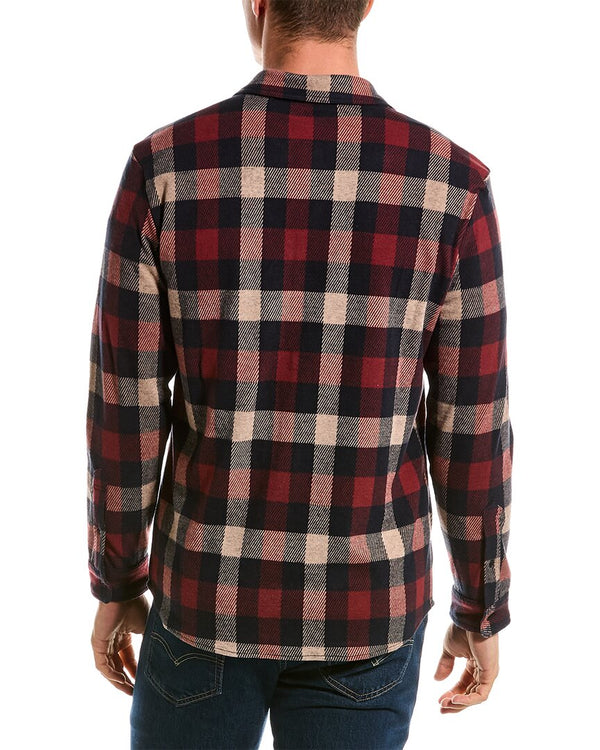 For the Republic Red/Black Plaid Stretch Flannel Shirt