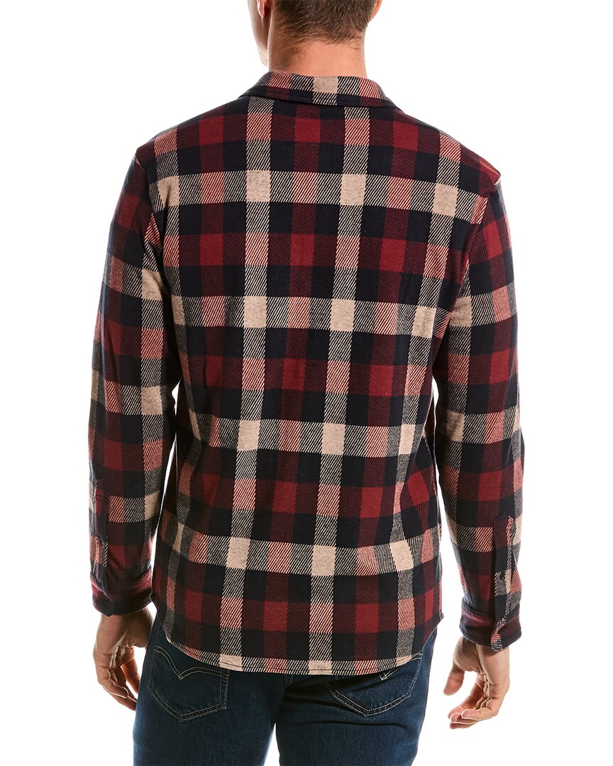 Other,For the Republic, For the Republic Red/Black Plaid Stretch Flannel Shirt, Red, Medium-41-TagM