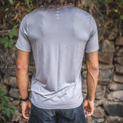 Brand Partner,Koup, Koup Light Grey Performance Anti-Odor Tech Short Sleeve Tee, Grey, Small-38-TagS
