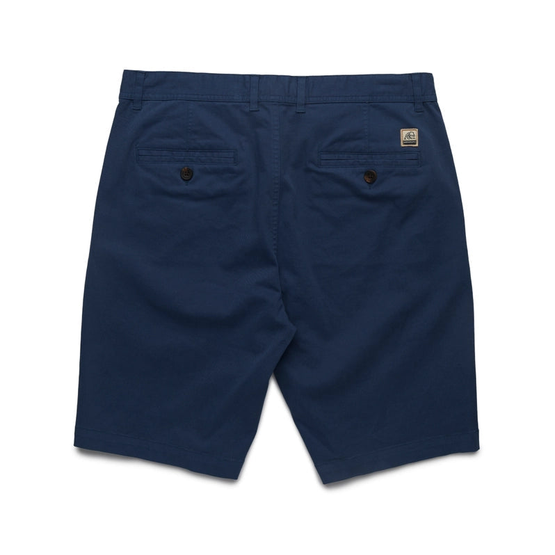 Surfside Supply, Surfside Supply Navy Garment Washed Flat Front Short 9.5