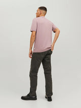 Jack & Jones Mauve Knit Polo