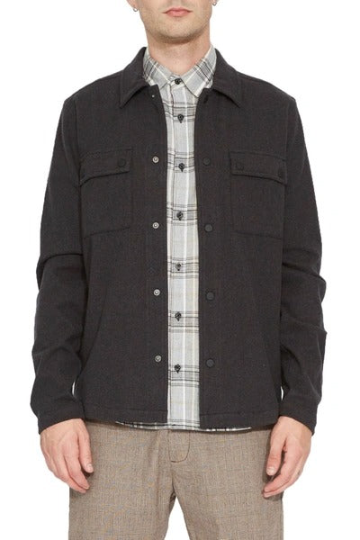 Civil Society Charcoal Knit Shirt Jacket