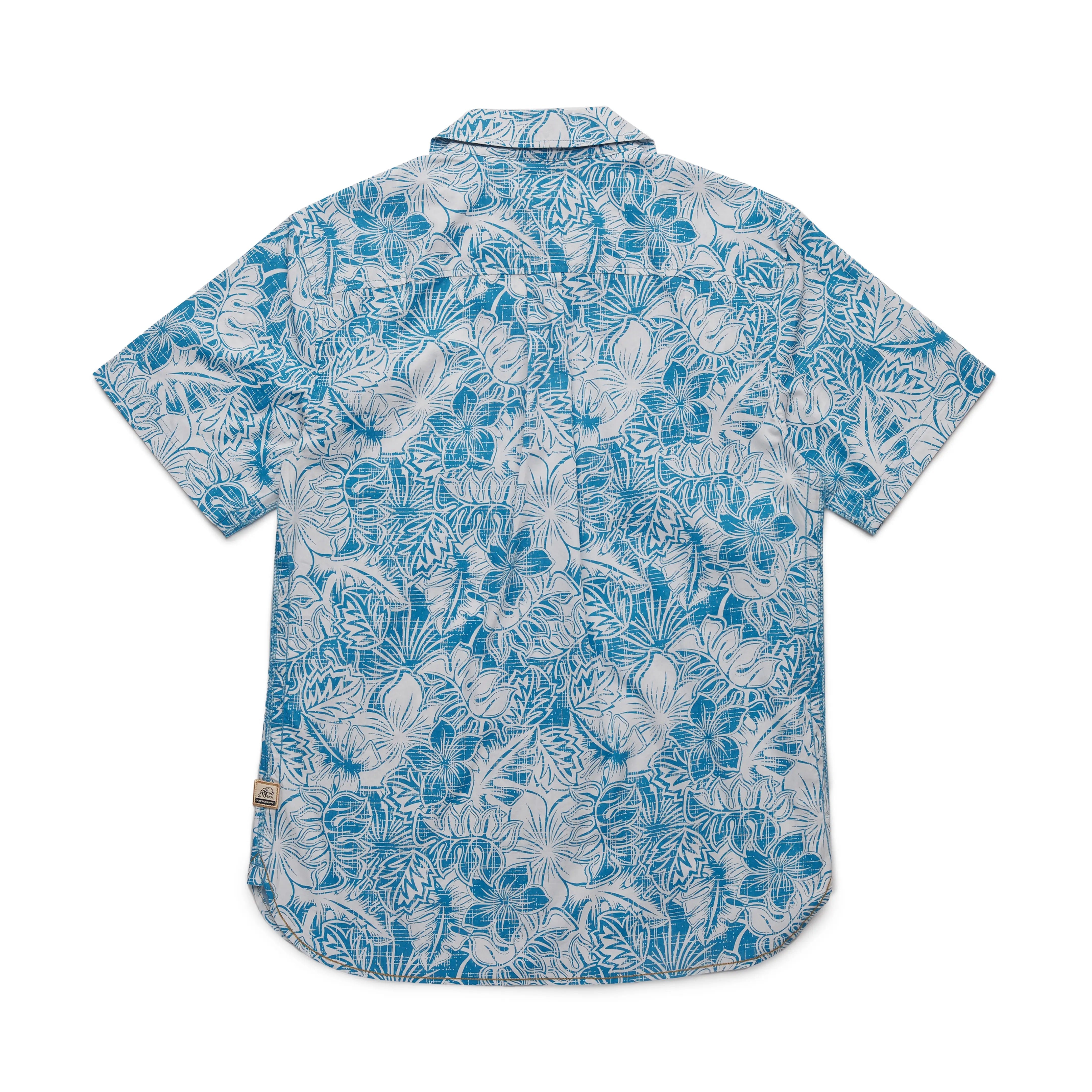 Faire,Surfside Supply, Surfside Supply Turquoise Blue Hawaiian Floral Print Camp Collar Short Sleeve Shirt, Blue, Extra Extra Large-50-TagXXLExtra Large-47-TagXLLarge-45-TagLMedium-42-TagMSmall-40-TagS
