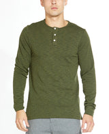 Civil Society Olive Ribbed Henley