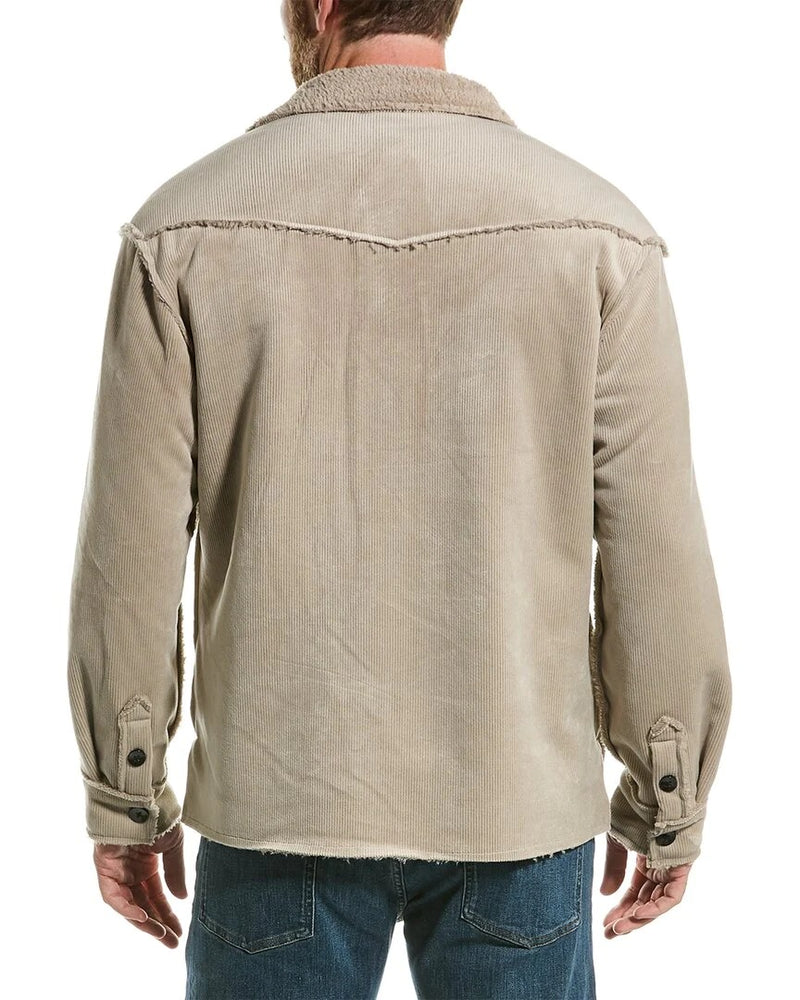 Industry Sandstone Corduroy Sherpa Collared Jacket