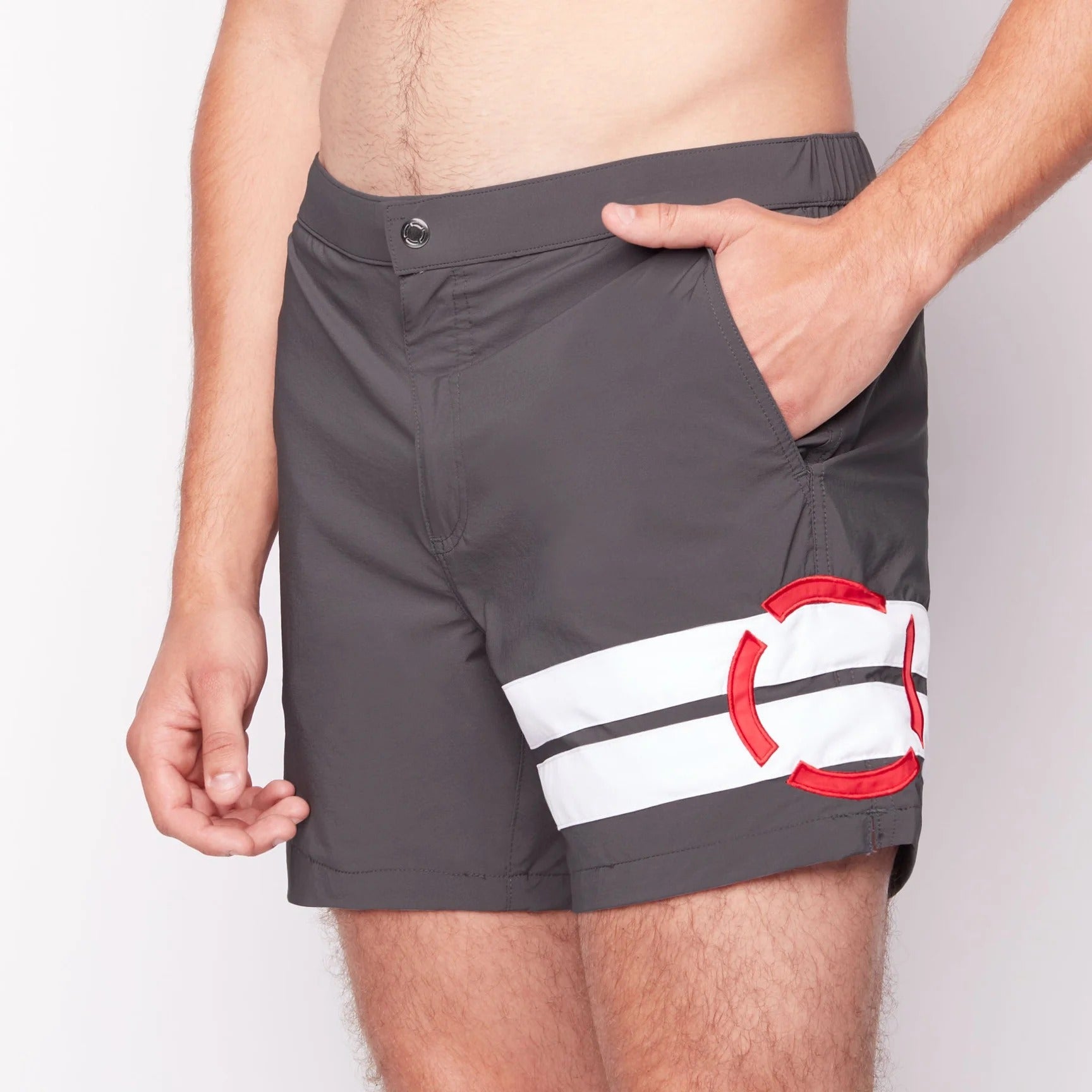 Wholesale,Public Beach, Public Beach Grey Performance Stripe 6