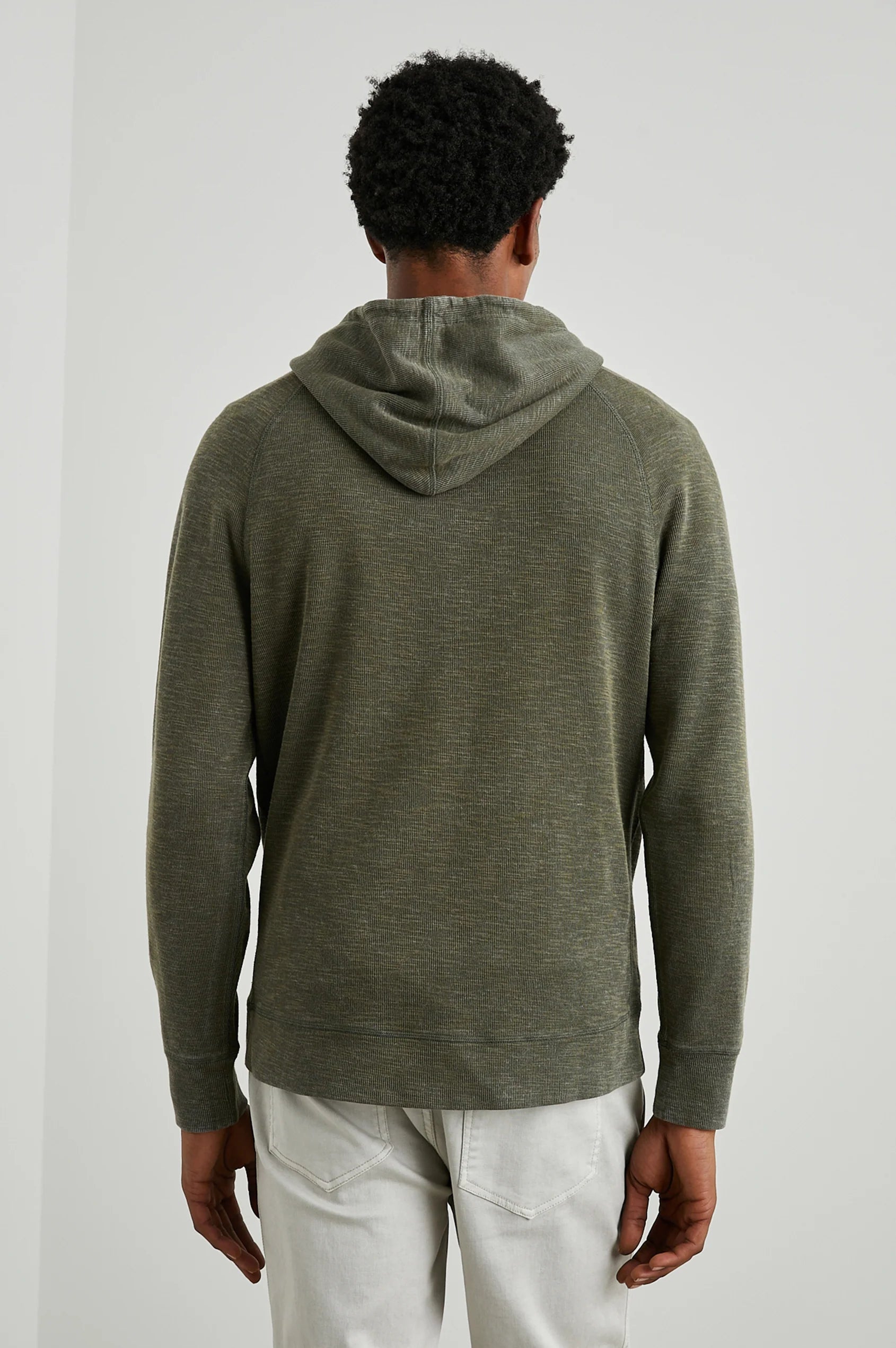 Wholesale,Rails, Rails Olive Green Knit Jersey Hoodie, Green, Extra Large-48-TagXL