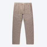 Public Beach Tan Linen Blend Drawstring Pant