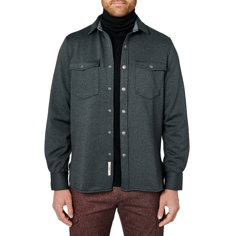 Brooklyn Brigade Charcoal Knit Shirt Jacket