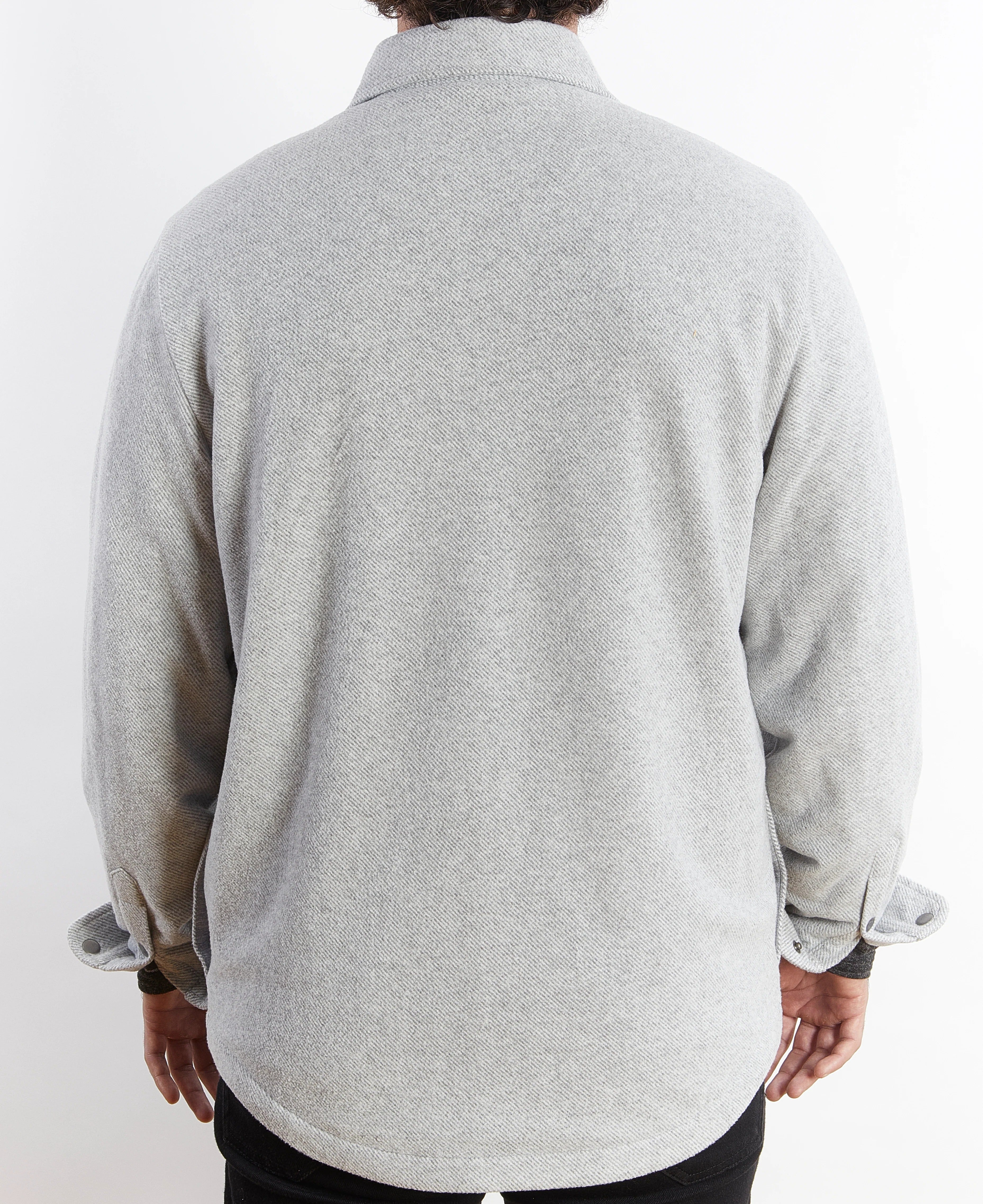 Wholesale,Nicoby Age of Wisdom, Nicoby Age of Wisdom Grey Rocky Retreat Flannel Shacket, Grey, Extra Large-48-TagL