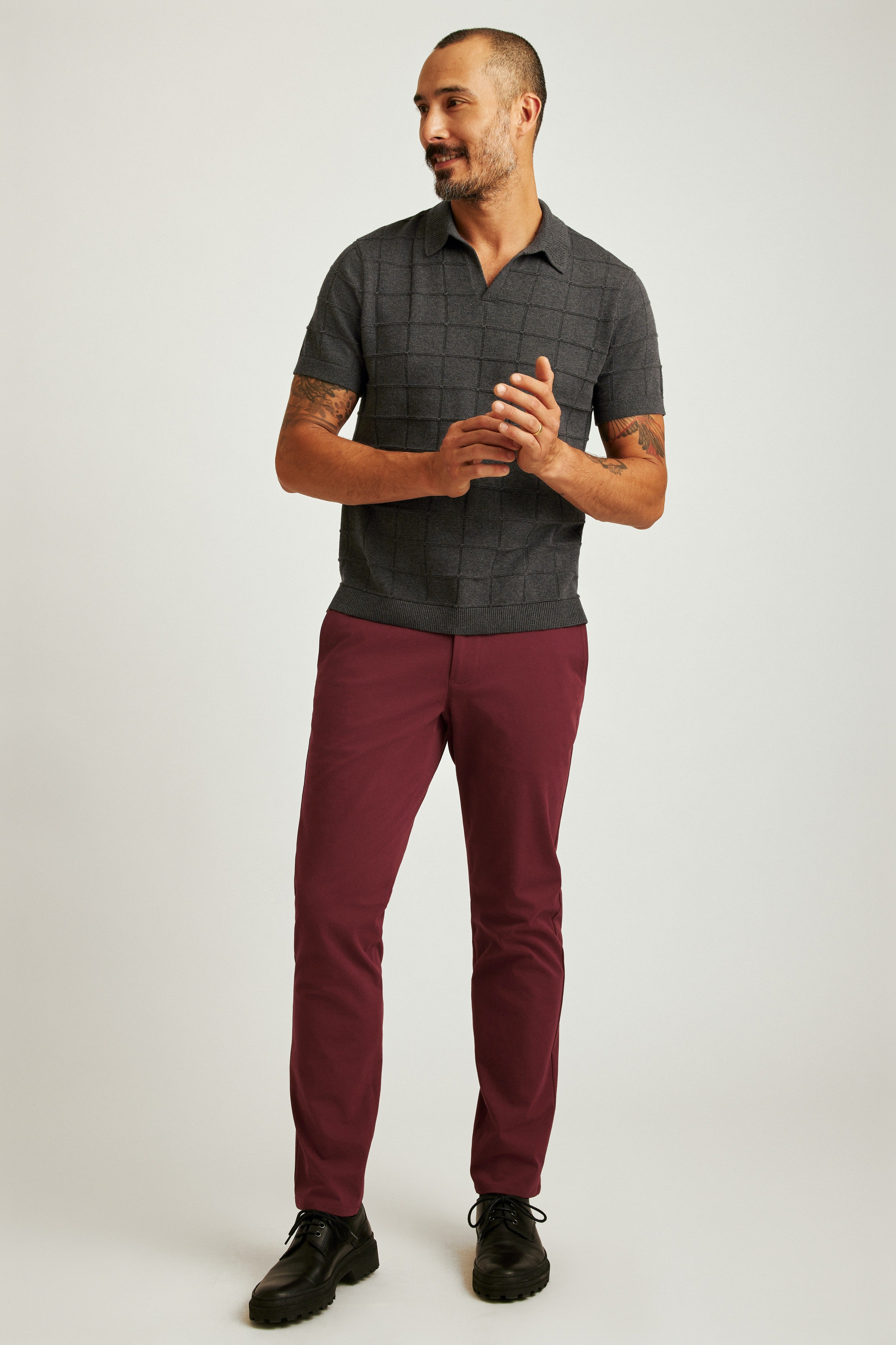 Wholesale,Bonobos, Bonobos Dark Red Slim Stretch Washed 2.0 Chino  Pants, Red, 36W-30L-Tag36
