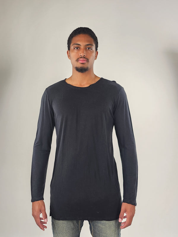 Reese De Luca Black Long Sleeve T-Shirt