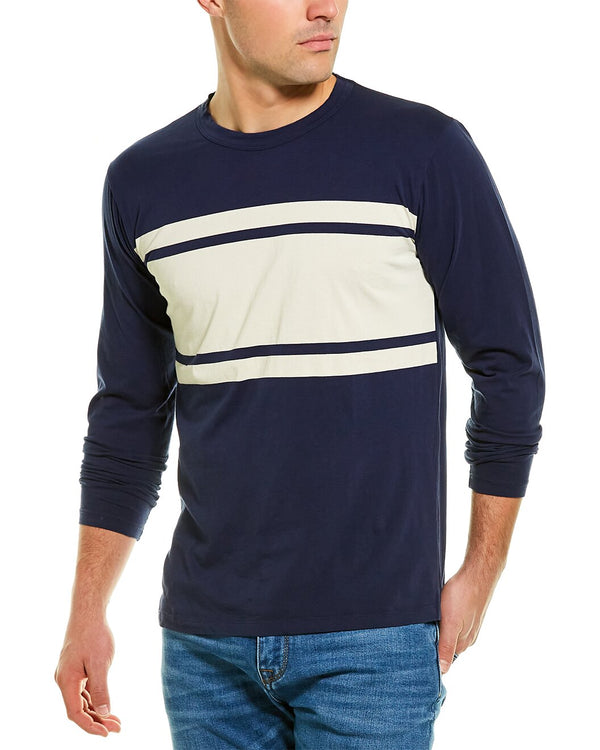 Chaser Navy/White Nautical Stripes T-Shirt