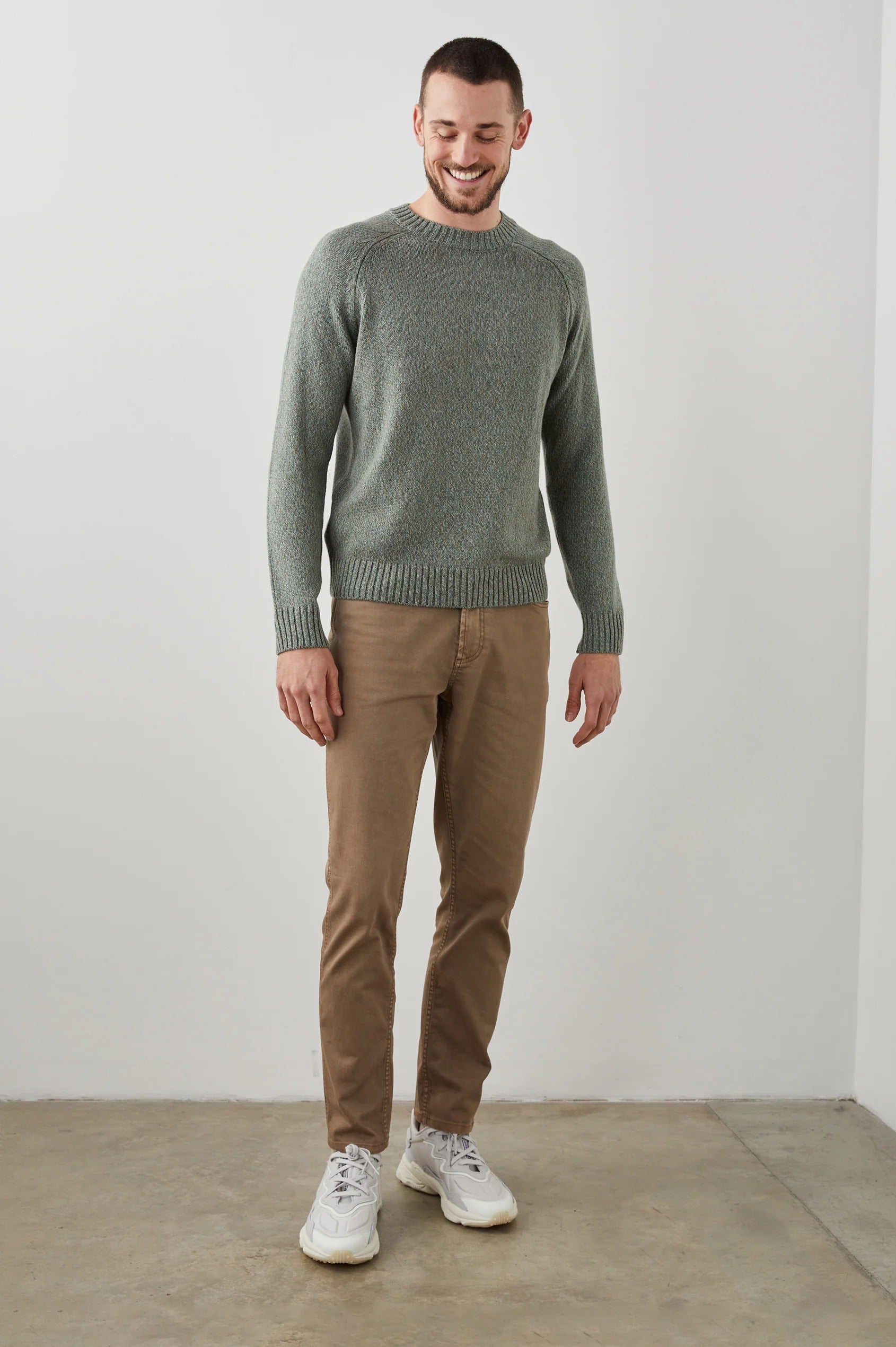 Wholesale,Rails, Rails Green Crewneck Cotton Blend Sweater, Green, Extra Extra Large-53-TagXXLExtra Large-51-TagXLLarge-48-TagLMedium-45-TagMSmall-43-TagS