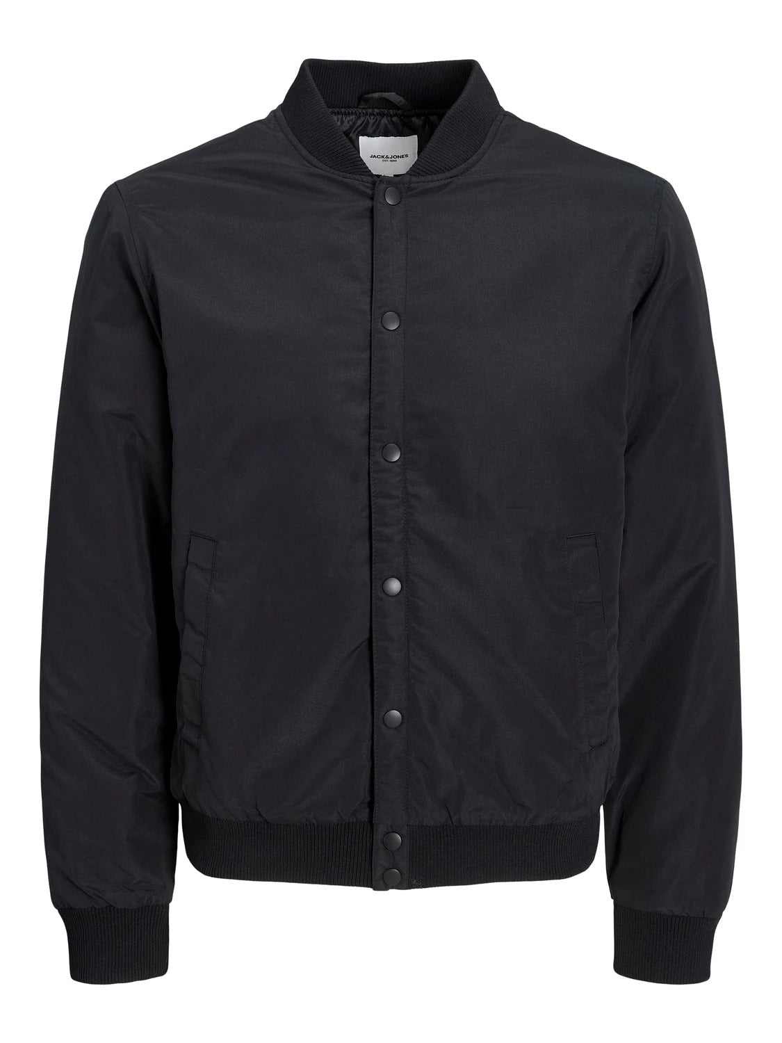 Wholesale,Jack & Jones, Jack & Jones Black Bomber Jacket, Black, Extra Extra Large-50-TagXXLExtra Large-46-TagXLLarge-44-TagLMedium-42-TagMSmall-40-TagS